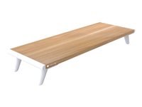 Techly Monitorständer Riser, Naturholz