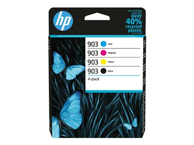 HP 903 4er Pack Schwarz Farbe dreifarbig Tintenpatrone - 6ZC73AE