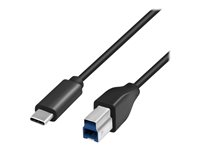 LogiLink USB 3.2 Gen 1 USB Type-C kabel 2m Sort