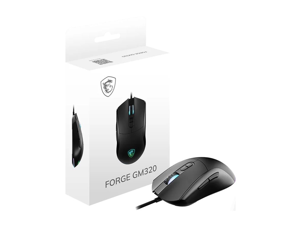 MSI FORGE GM320 mouse USB Product shot Right-angle 79701
