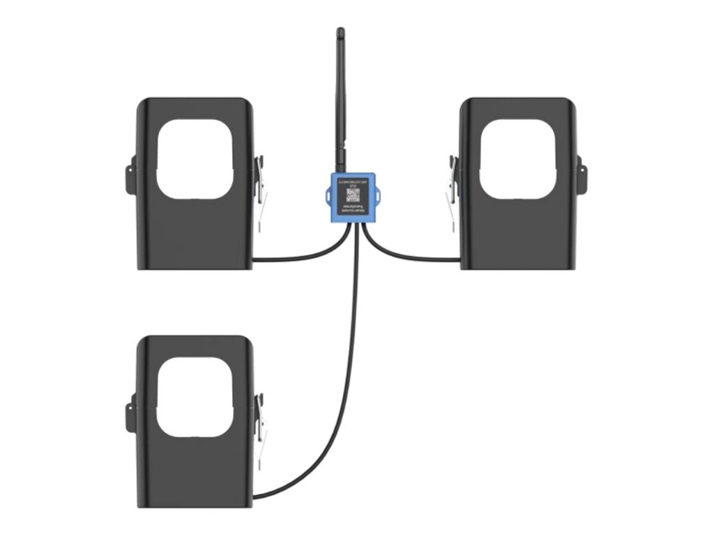 Milesight CT310 current sensor LoRaWAN Product shot with extra item(s) Front 78532