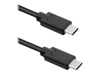 Qoltec USB 3.1 USB Type-C kabel 2m Sort