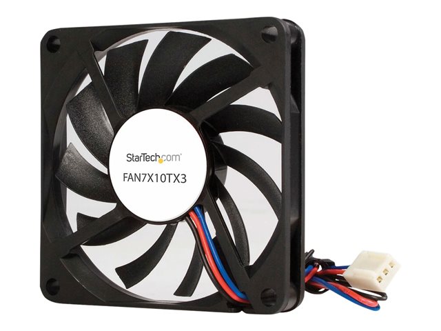 Image of StarTech.com Replacement 70mm TX3 Dual Ball Bearing CPU Cooler Fan - 3 pin case Fan - TX3 Fan - 70mm Fan (FAN7X10TX3) - case fan
