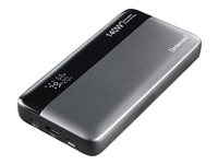 Intenso HE25000 Powerbank 25000mAh 140Watt 1xUSB-A 2.0 2xUSB-C Sort Grå