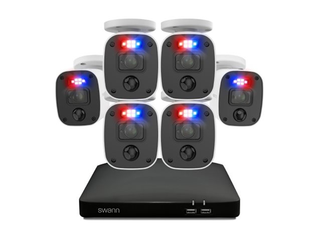 Swann SWDVK-8468062KMQB, DVR + camera(s), wired, AC powered