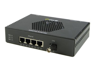 Perle Fast Ethernet PoE Ethernet Extender eXP-4S110E-BNC