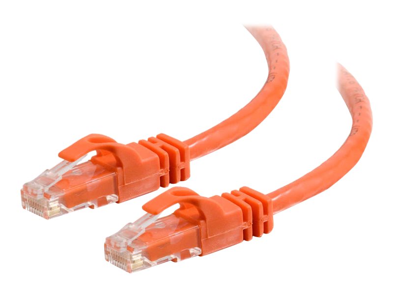 C2G Cat6 Booted Unshielded (UTP) Network Patch Cable - patch kabel - 3 m - oranžová