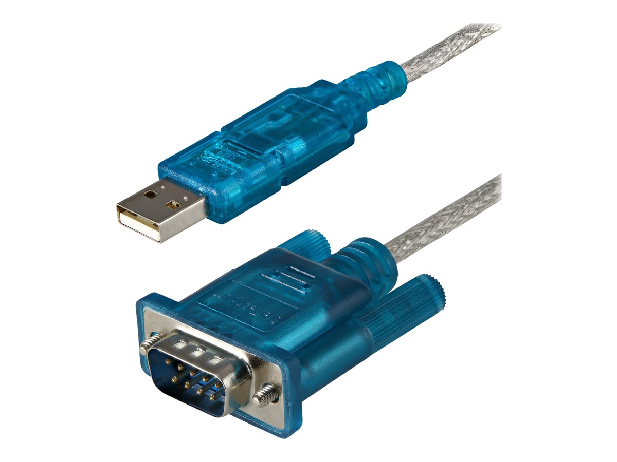 StarTech.com 3ft USB to RS232 DB9 Serial Adapter Cable - M/M - sériový adaptér - USB 2.0 - RS-232 – foto 2