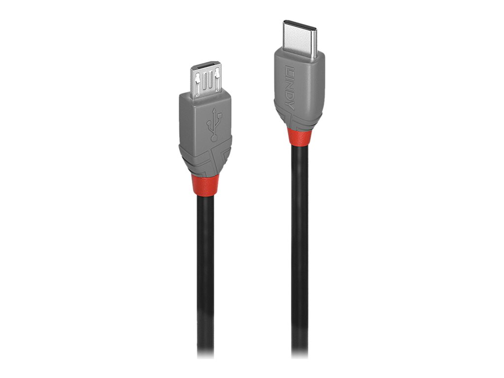 C ble USB 2.0 Type C vers Micro-B, Anthra Line, 0.5m
