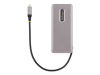 Startech 4-Port USB-C Hub, 4x USB-C Ports, USB 3.1 10Gbps, Portable USB C Hub with 100W Power Delivery Pass-Through, Portable