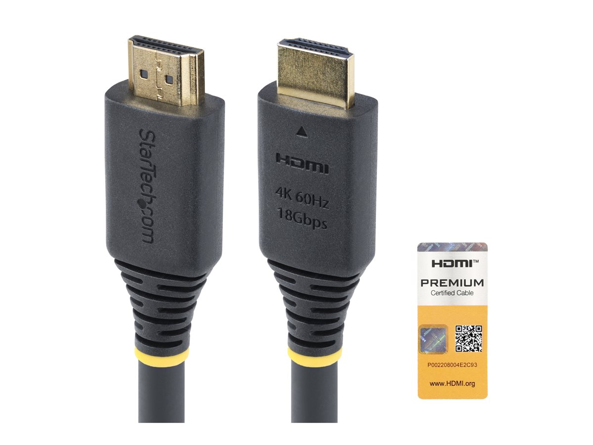 StarTech.com 3m (10ft) Premium Certified High Speed HDMI Cable, 4K60Hz - kabel HDMI s ethernetem - 3 m – foto 2