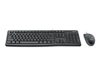 Logitech Desktop MK120 Tastatur og mus-sæt Kabling Russisk