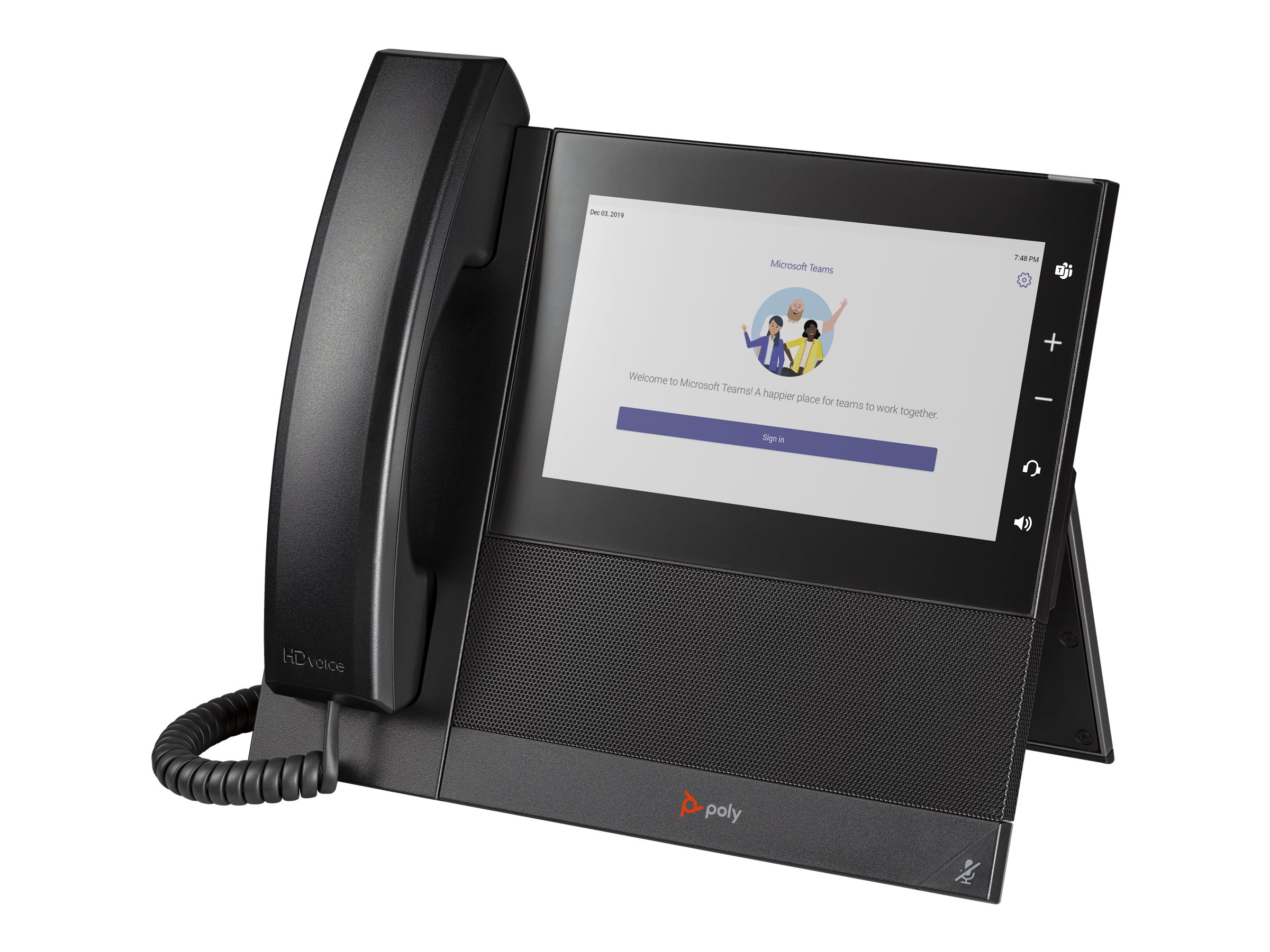 Poly CCX 600 - for Microsoft Teams - VoIP phone with caller ID/call waiting