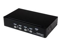 StarTech.com 4-Port USB KVM S OSD - TAA Compliant - 1U Rack Mountable VGA KVM  (SV431DUSBU) KVM switch Desktop