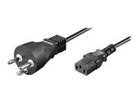 MicroConnect Strøm Strøm IEC 60320 C13 Sort 10m Strømkabel