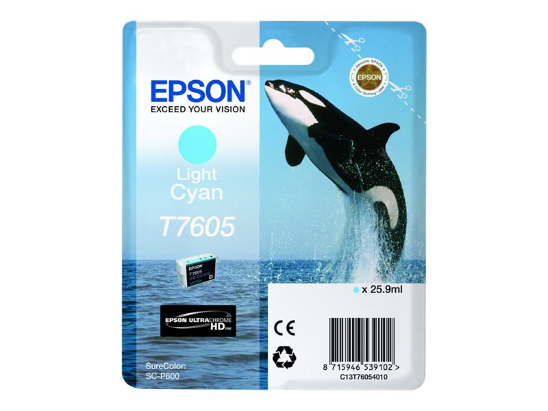 EPSON Ink T7605 Light Cyan