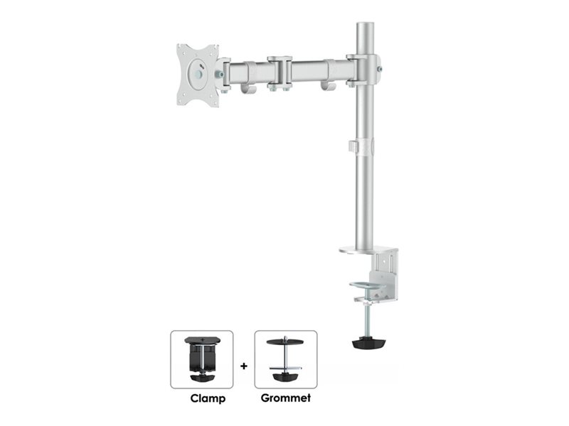 NEOMOUNTS Flat Desk Mount 1 screen Silv