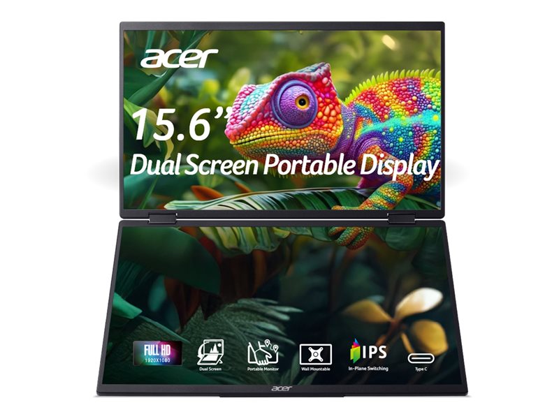 ACER PD163Qsmiuux Portable Monitor 15p