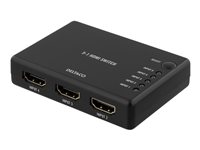 DELTACO HDMI-7043 Video-/audioswitch HDMI