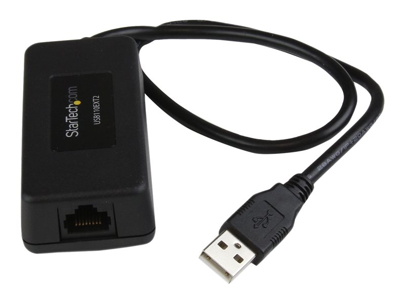 Hub USB 2.0 sur Câble Ethernet CAT5e/CAT6 Unique (RJ45) - 4 Ports - 100m -  Concentrateur Extension USB - Boitier Métal - Alimentation Externe - 480