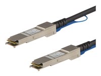 StarTech.com Cisco QSFP-H40G-CU3M Compatible 3m 40G QSFP to QSFP DAC Twinax, 40GbE QSFP Copper DAC 40 Gbps Low Power Passive Transceiver Module DAC, Cisco Firepower C9200, QSFP Cable - Lifetime Warranty (QSFPH40GCU3M) Dobbelt-axial 3m 40GBase-kabel til di