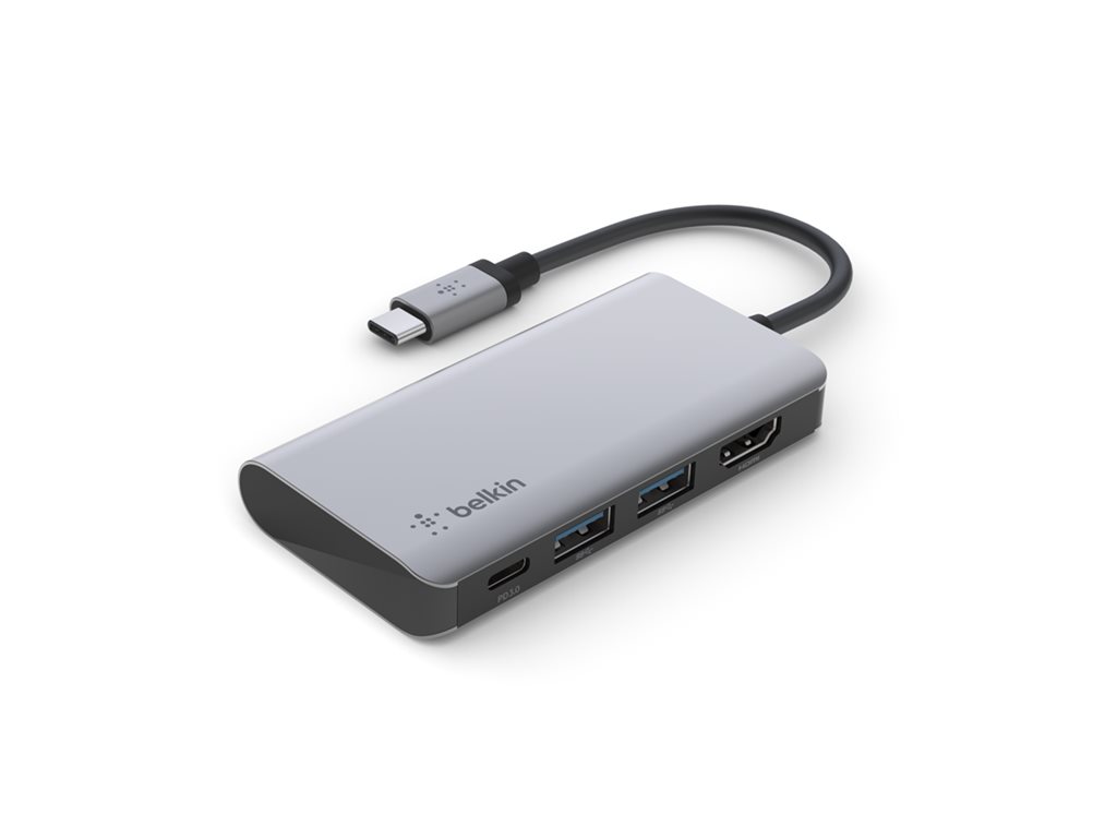 BELKIN Hub USB-C HDMI. 2x USB-A PD 100W