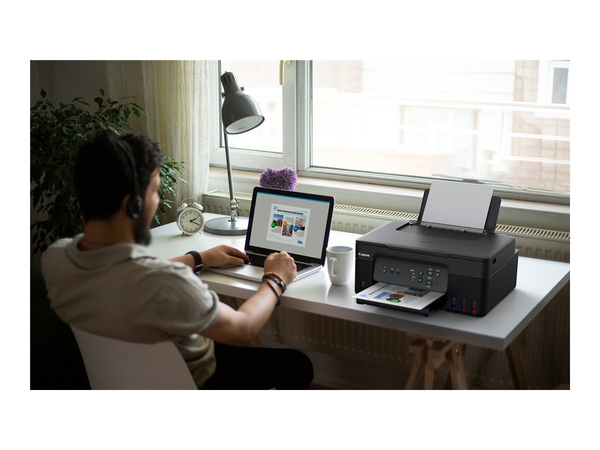 Canon PIXMA G3630 MegaTank multifunction printer Product shot Right-angle 79700