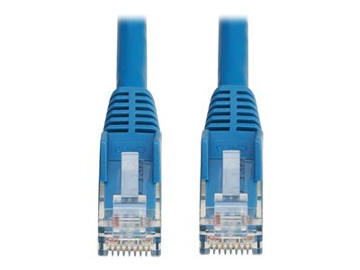 Eaton Tripp Lite Series Cat6 Gigabit Snagless Molded UTP Ethernet Cable (RJ45 M/M), PoE, LSZH, Blue, 0.5 m (1.6 ft.)