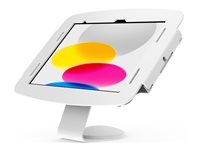 Compulocks iPad 10th-11th (A16) Gen Space Enclosure Core Counter Stand or Wall Mount White enclosure - for tablet - fixed 45 degree - white
