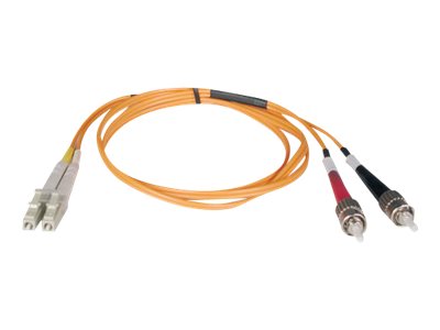 Tripp Lite 1M Duplex Multimode 62.5/125 Fiber Optic Patch Cable LC/ST 3' 3ft 1 Meter