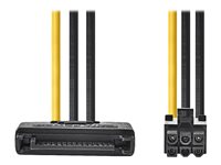 Nedis Strømforsyningsadapter 15cm Sort Gul