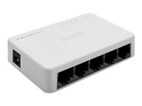 Qoltec 5-porte Fast Ethernet