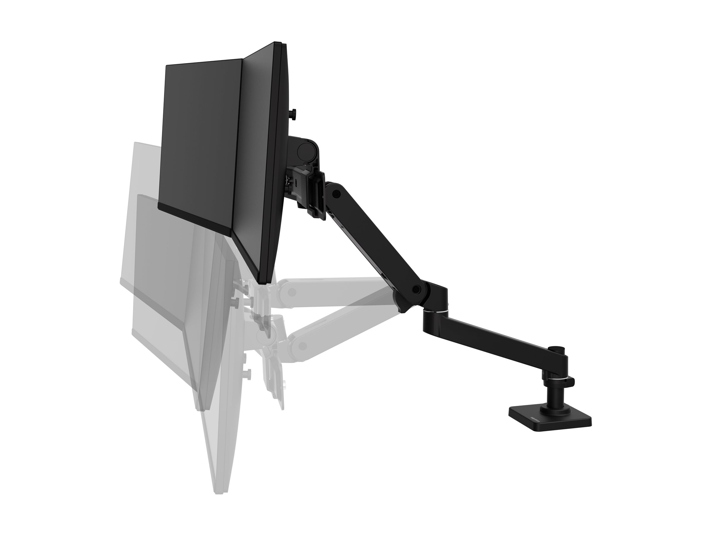 Ergotron LX Pro mounting kit for 2 flat panels Schematic image Multi-angle 68800