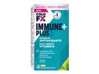 COLD-FX Immune+ Vegetarian Capsules - 45's