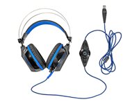 Nedis GHST500BK Kabling Headset Sort Blå