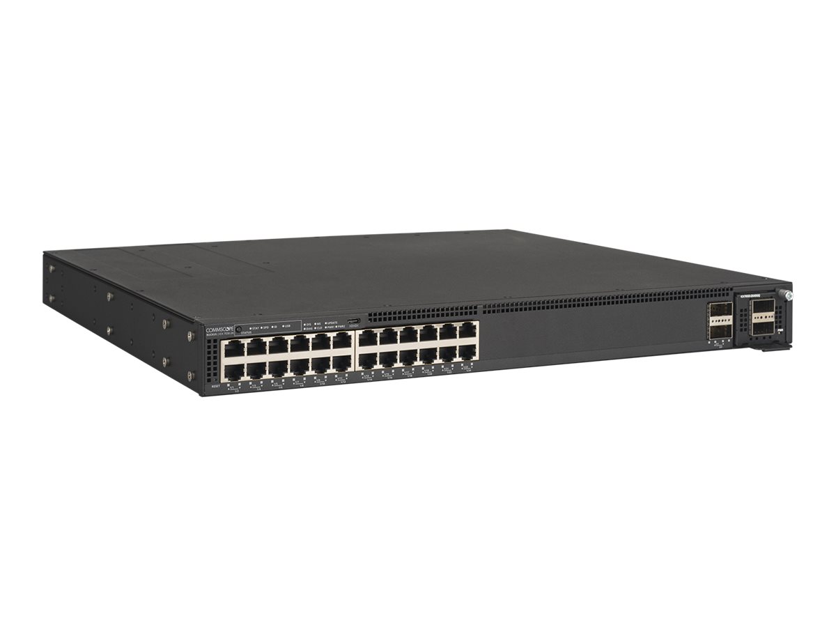 Ruckus ICX 7550-24 switch 24 ports Managed Product shot Right-angle 79850