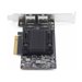StarTech.com - adaptateur rseau - PCIe 3.0 x8 - Gigabit Ethernet / 10 Gb Ethernet x 2 - Conformit TAA
