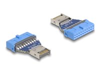 Delock USB intern adapter Blå