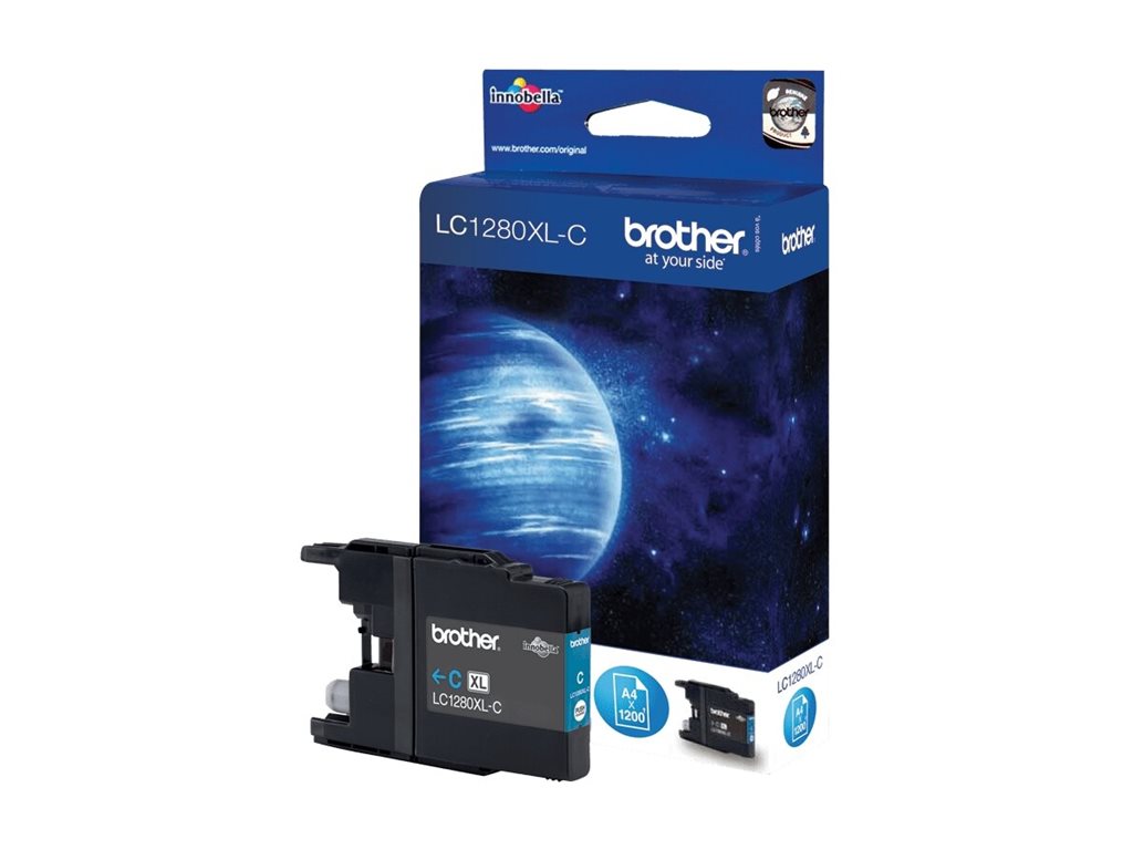 Brother Lc1280xlc Cyan Original Ink Cartridge