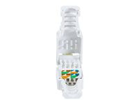 Modular Plug RJ45 Cat.5e, UTP, toolless, white – LogiLink