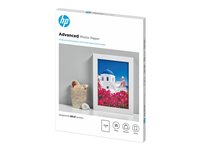 HP Advanced Glossy Photo Paper - photo paper - glossy - 25 sheet(s) - 130 x 180 mm