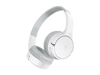 Belkin SoundForm Mini Trådløs Hovedtelefoner Hvid