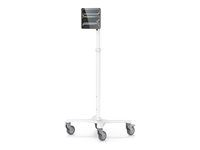 Compulocks Universal Invisible Mount Medical Rolling Cart Extended stand - for notebook / tablet - white