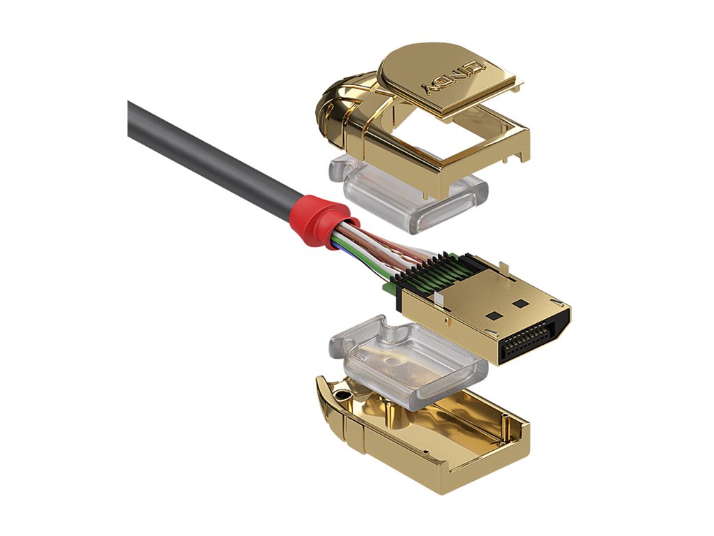 C ble DisplayPort 1.2, Gold Line, 15m