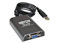 Tripp Lite USB 2.0 to VGA Dual Multi-Monitor External Video Graphics Card Adapter 1080p 60Hz Ekstern videoadapter