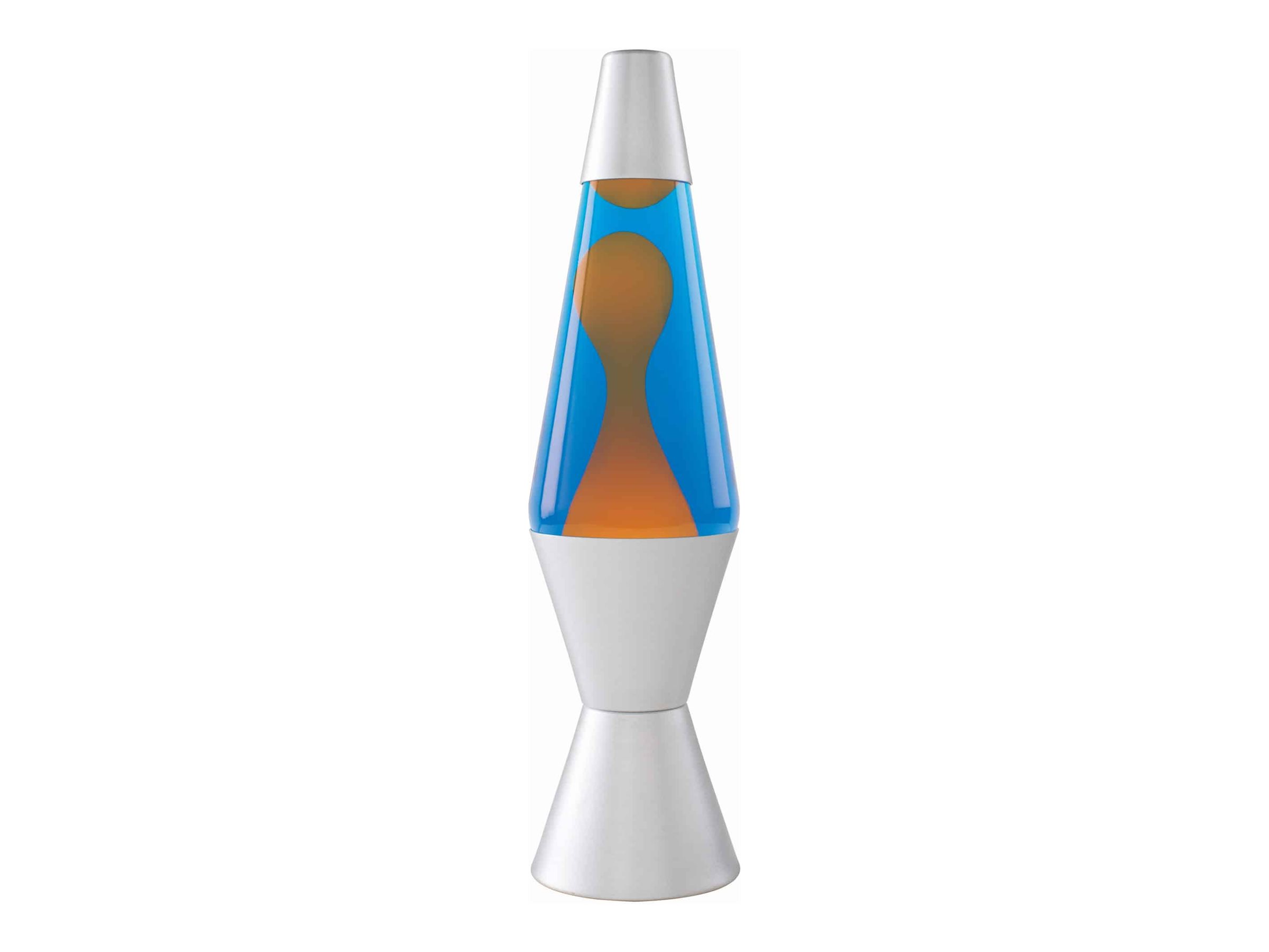 Schylling Lava Lamp Blue, Silver, Orange