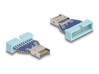 Delock USB intern adapter Blå