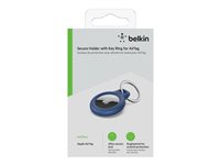 BELKIN AirTag Holder with Keyring Blue