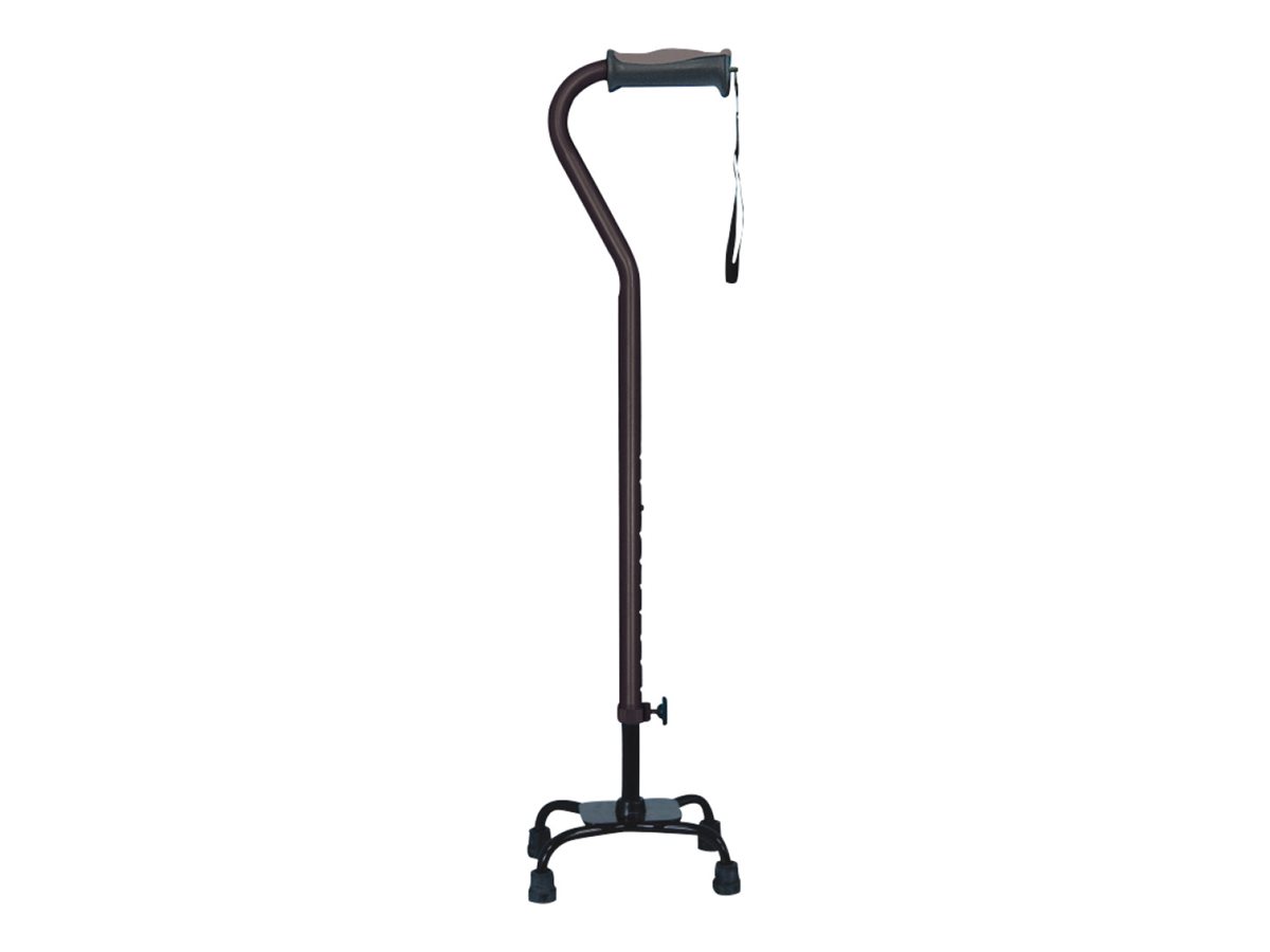 Hugo Ergonomic Quad Cane - Cocoa - 731-852