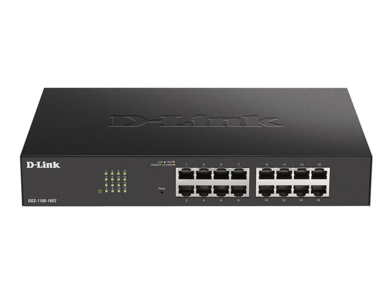 D-Link DGS 1100-16V2 - commutateur - 16 ports - intelligent - Montable sur rack